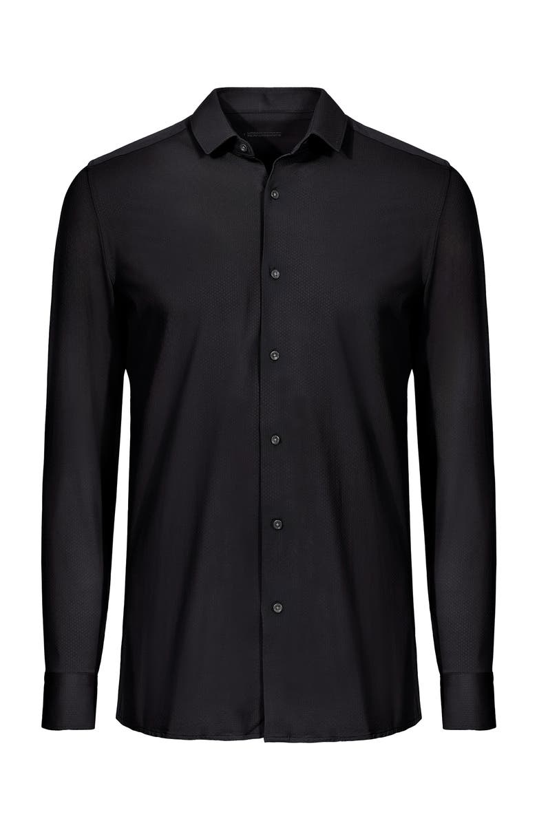 URBAN PERFORMANCE Bold Recicle UV Protection Tech Shirt, Alternate, color, Black