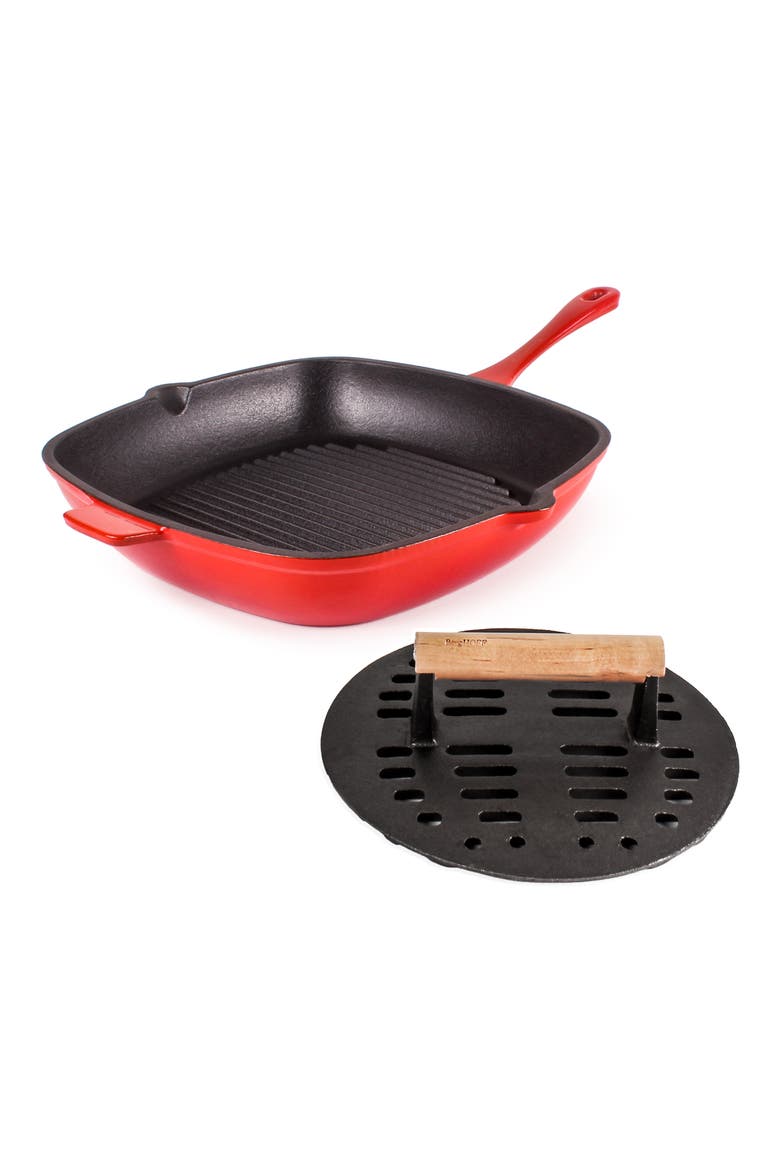 Neo Enameled 2-Piece Cast Iron Set, Main, color, NONE