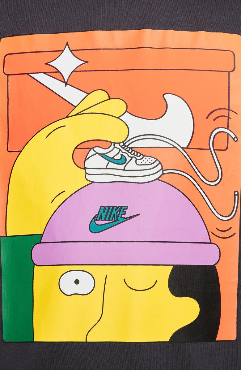 Nike Pack 4 Cotton Graphic T-Shirt, Alternate, color, 