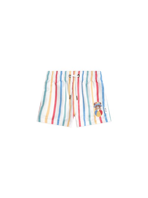Huxbaby Huxbear Stripey Swim Shorts In Multi