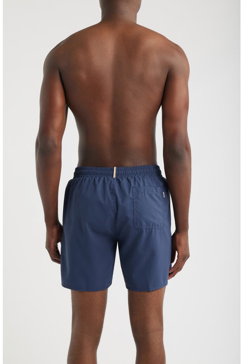 Swordfish Swim Trunks, Alternate, color, NAVY