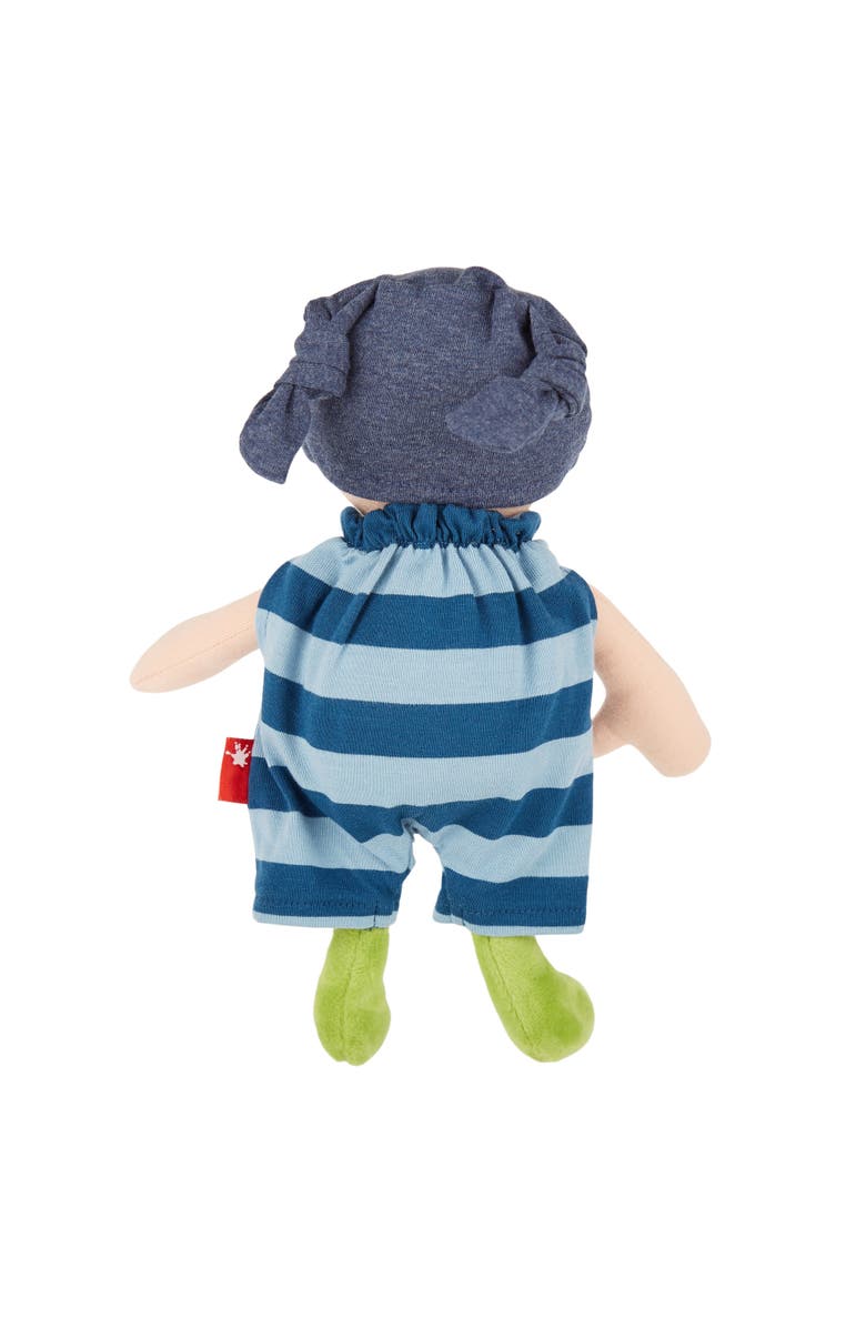 sigikid Plush Doll with Blue Outfit, Alternate, color, Multicolored