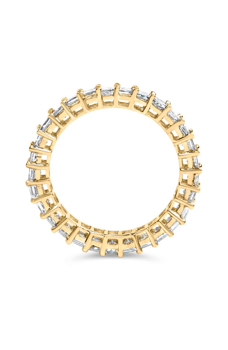 Haus of Brilliance 14K Yellow Gold 2.00 Ct Shared Prong Set Princess Cut Diamond Eternity Band Ring, Alternate, color, Yellow