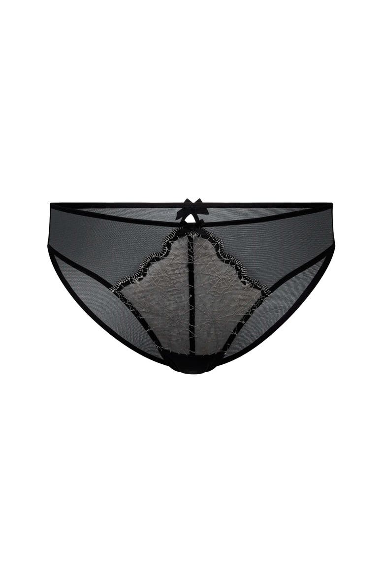 Esmay Cheeky Panties, Alternate, color, Jet Black