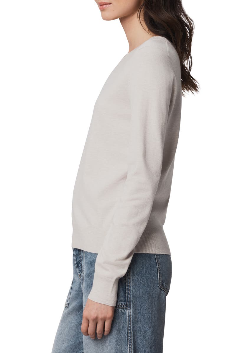 Splendid Rosanna Crewneck Sweater, Alternate, color, Pale Oak White Heather