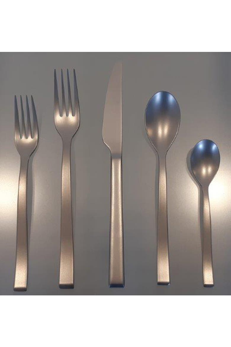Side Velvet 5 Piece Place Setting, Alternate, color, STAINLESS STEEL
