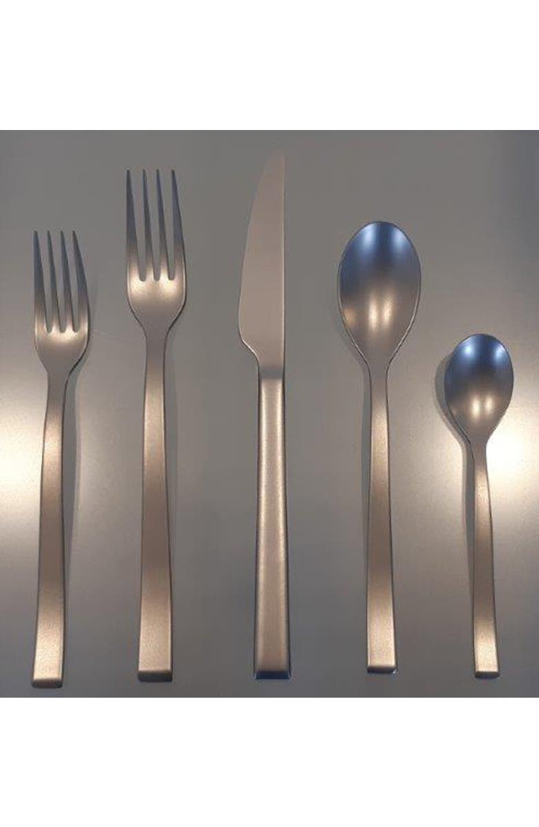 Couzon Side Velvet 5 Piece Place Setting, Alternate, color, Stainless Steel