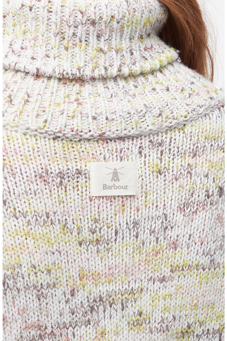Berryman Marled Cotton Blend Turtleneck Sweater, Alternate, color, MULTI
