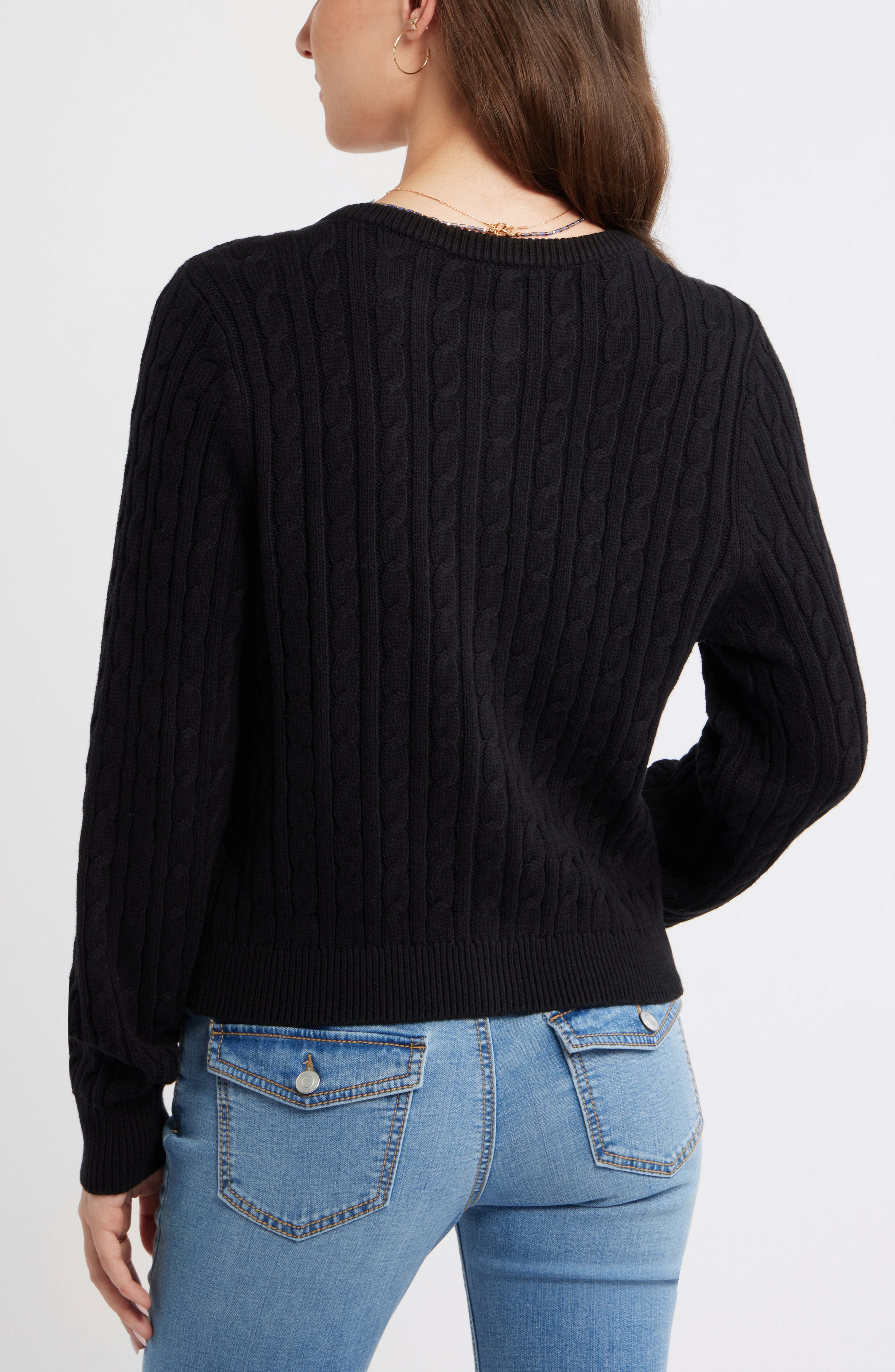 Женские кардиганы BP. Button Front Cotton Blend Cardigan — фото 2