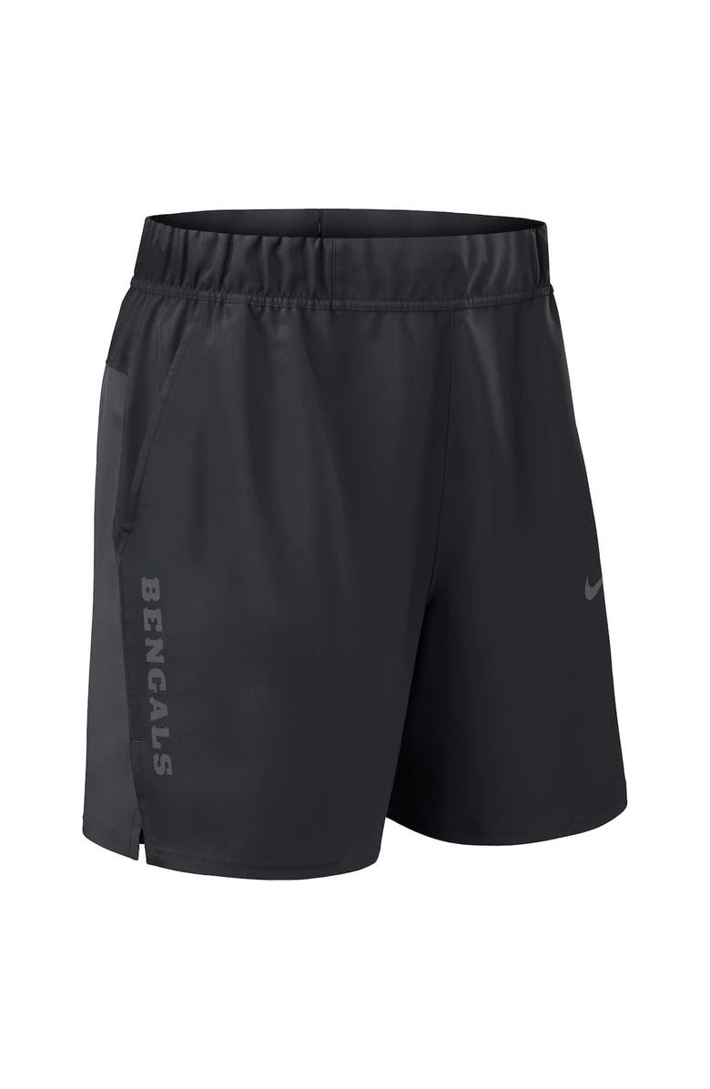 Nike Men's Nike Black Cincinnati Bengals Woven Victory Performance Shorts, Alternate, color, Black