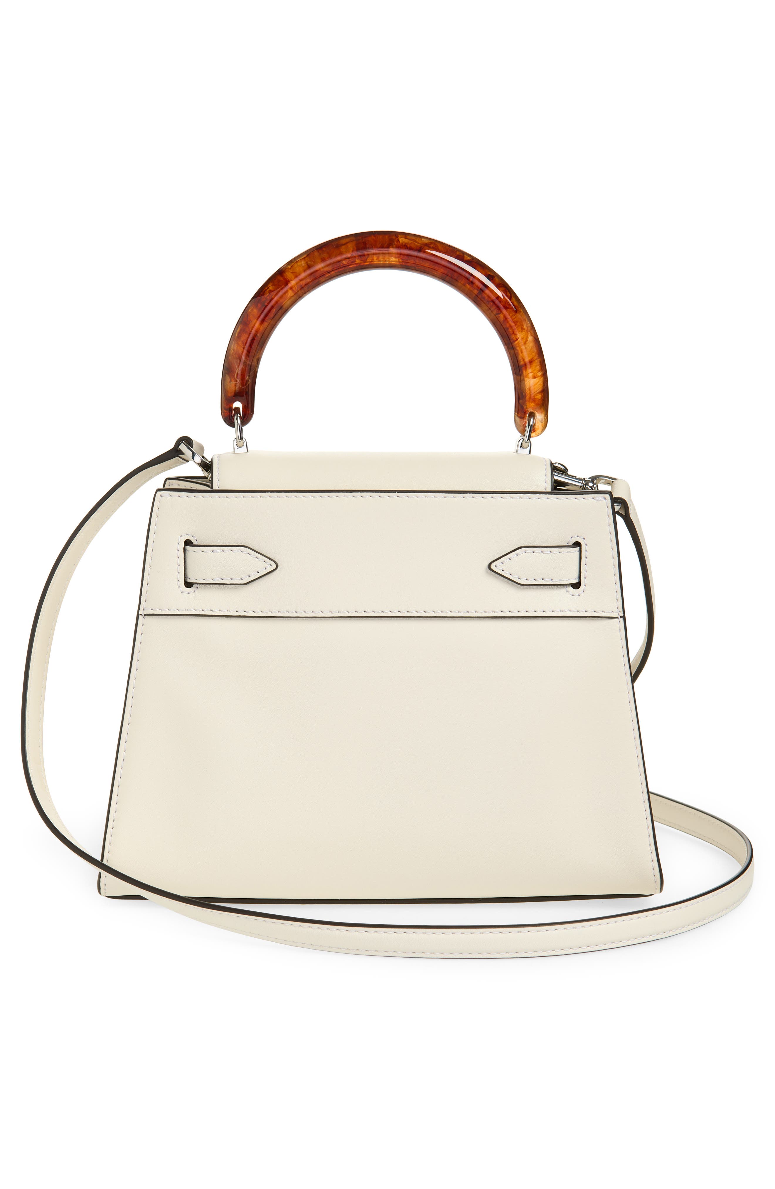 Veronica Beard Dash Top Handle Bag, Alternate, color, Off White