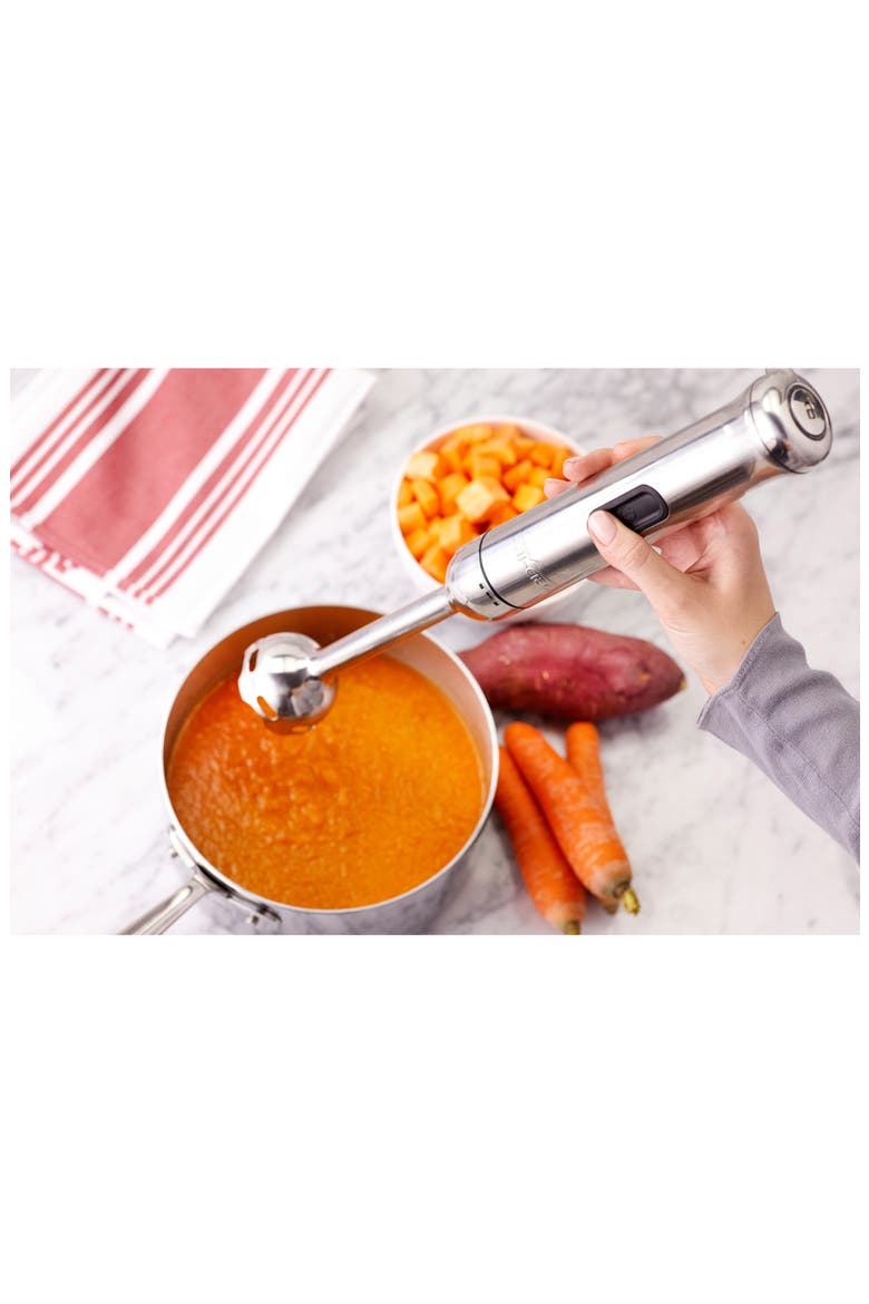Cordless Rechargeable Immersion Blender, Alternate, color, STAINLESS