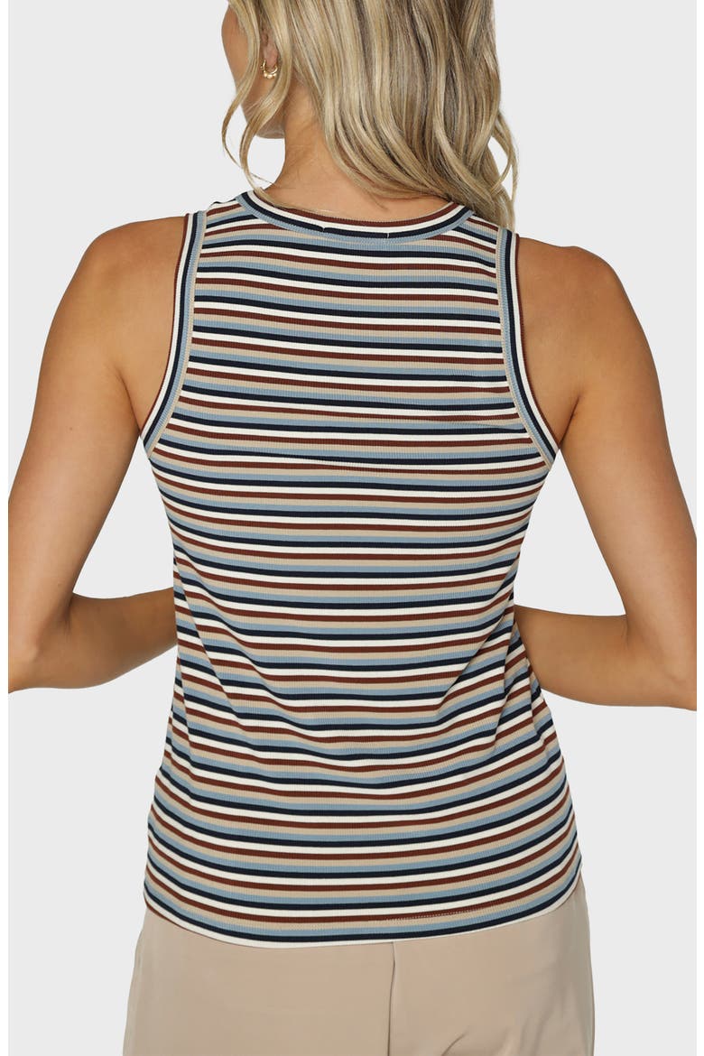 Owens Tank Top, Alternate, color, BLUE/ RUST