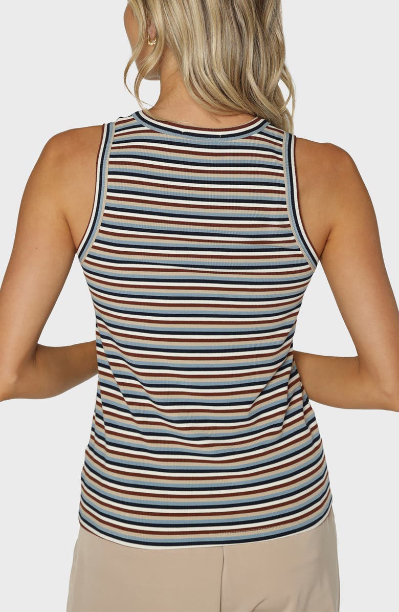 matty m. Owens Tank Top, Alternate, color, Blue/ Rust