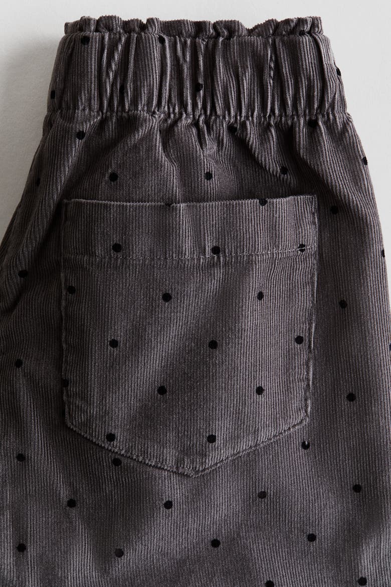 Patterned Corduroy Joggers, Alternate, color, Dark gray/dotted