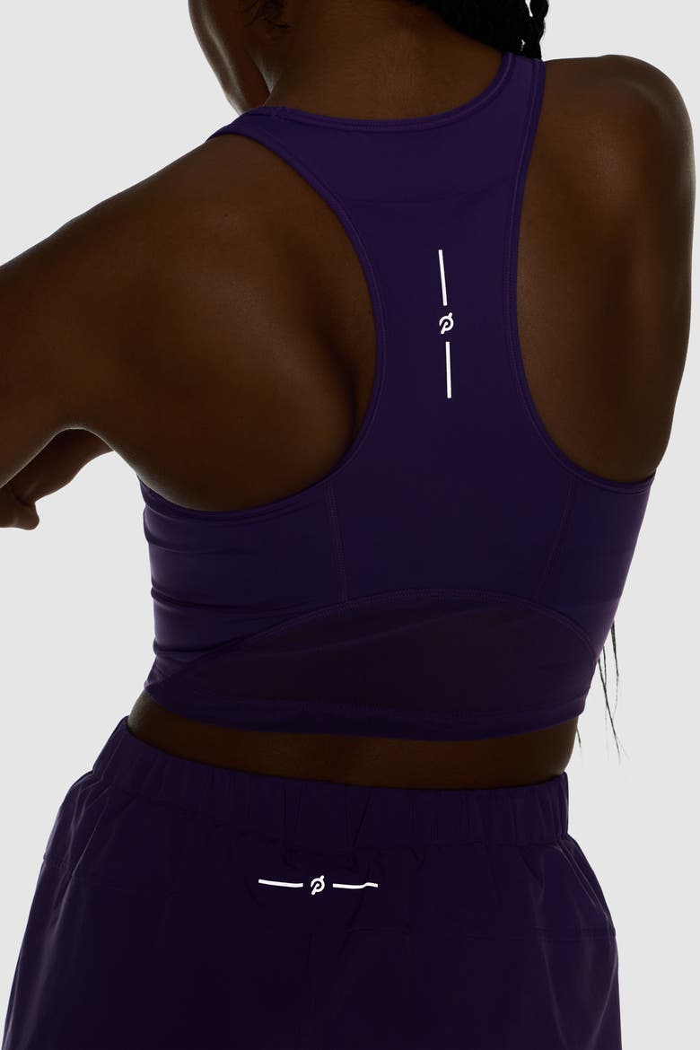 PaceForm Fitted Race Tank, Alternate, color, Bright Purple
