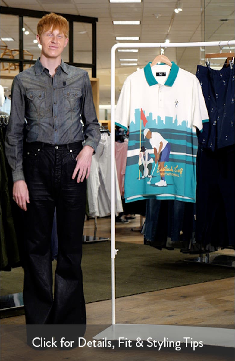 Graphic Piqué Polo, sales video thumbnail