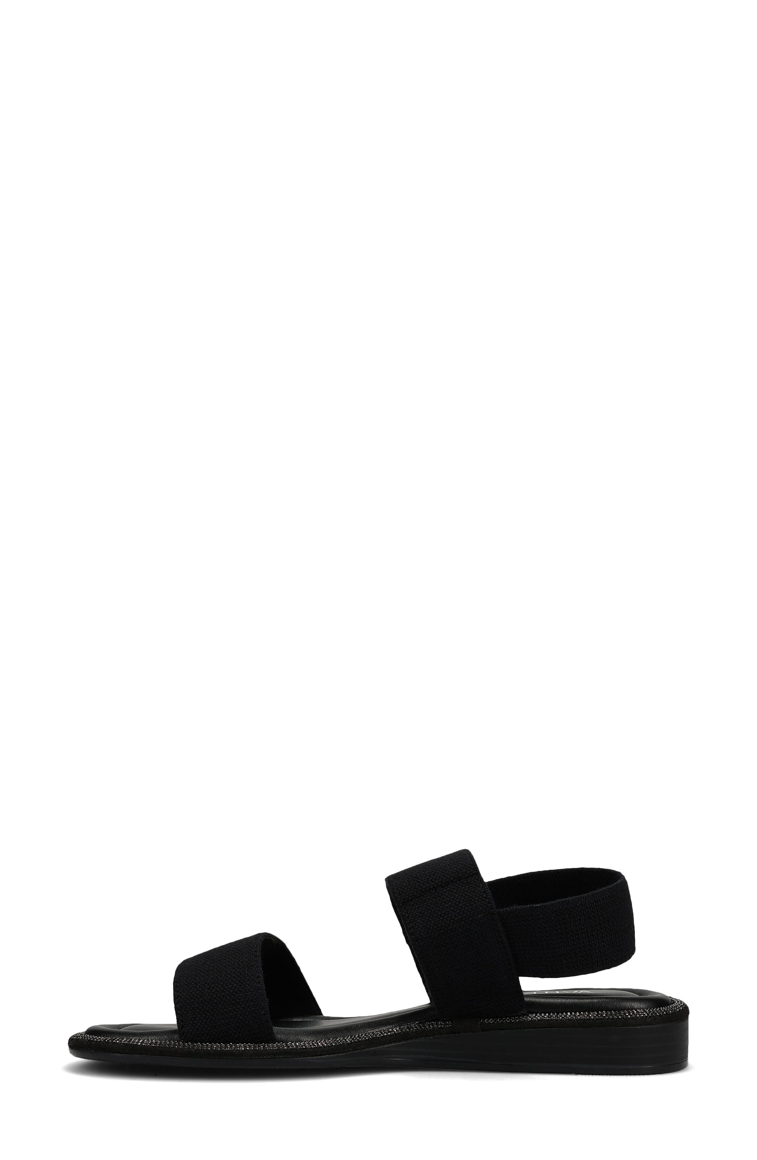 VANELi Bordy Slingback Wedge Sandal, Alternate, color, Black