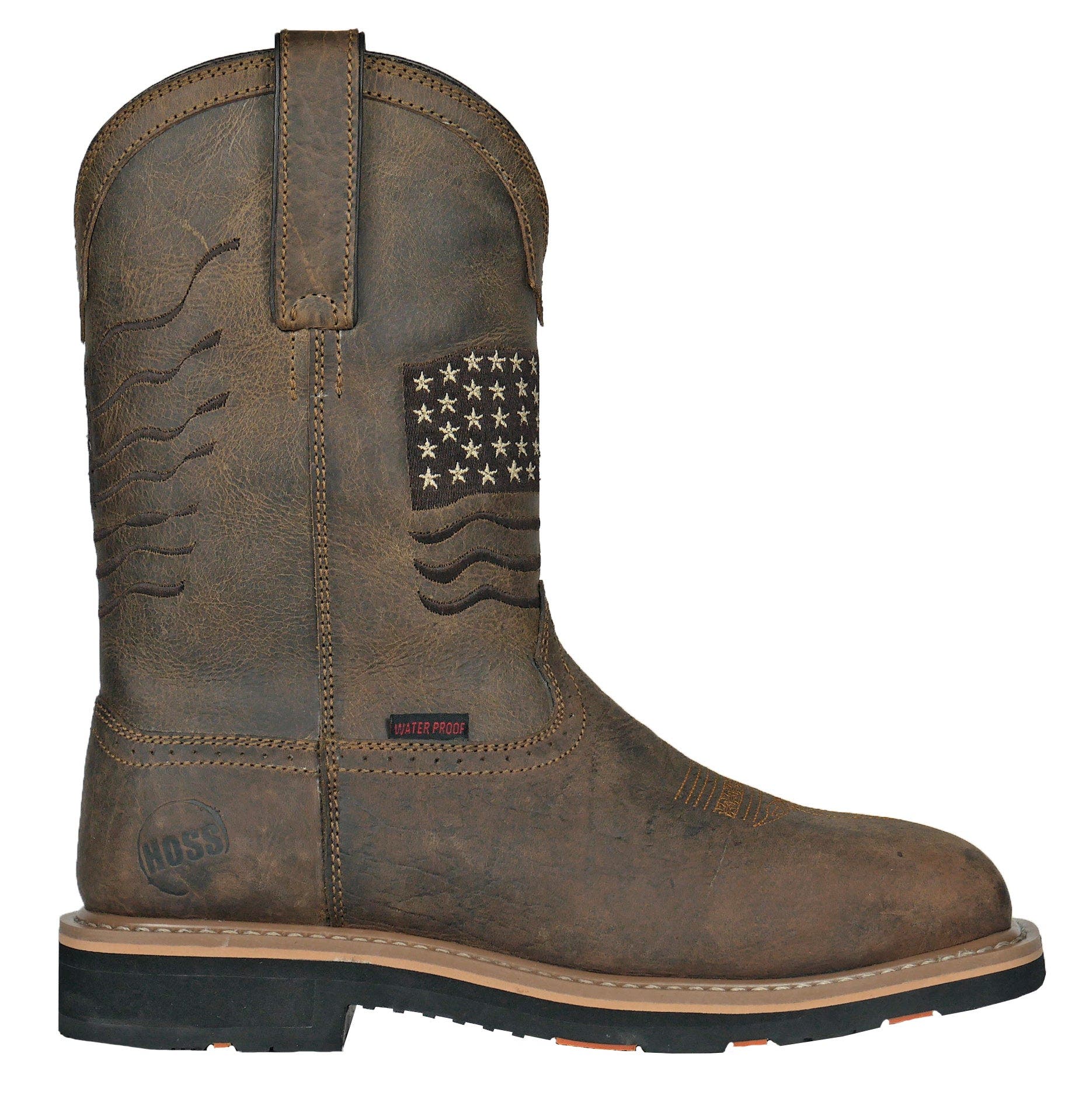 Hoss Boot Company HOSS Rushmore Composite Toe Work Boot, Alternate, color, Brown