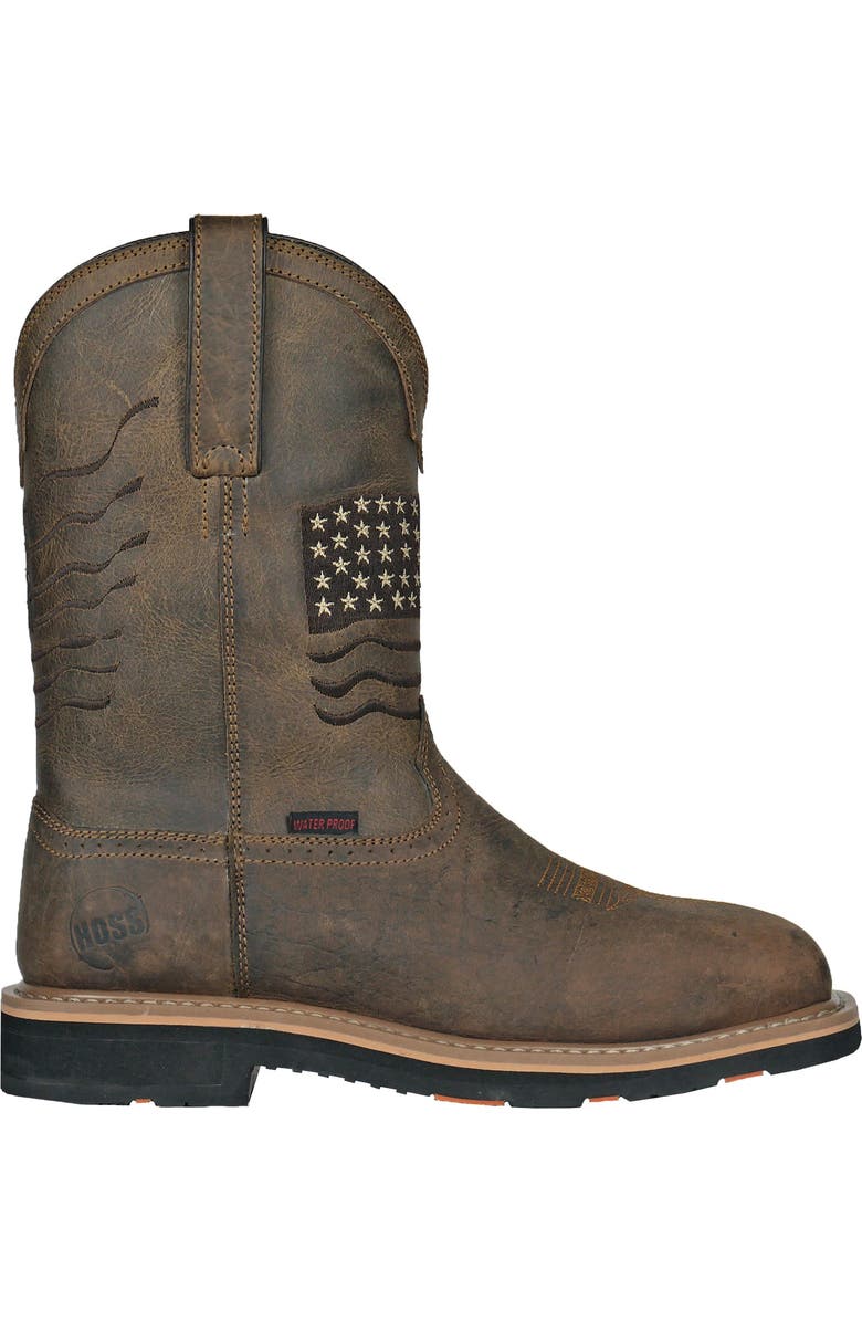 Hoss Boot Company HOSS Rushmore Composite Toe Work Boot, Alternate, color, Brown