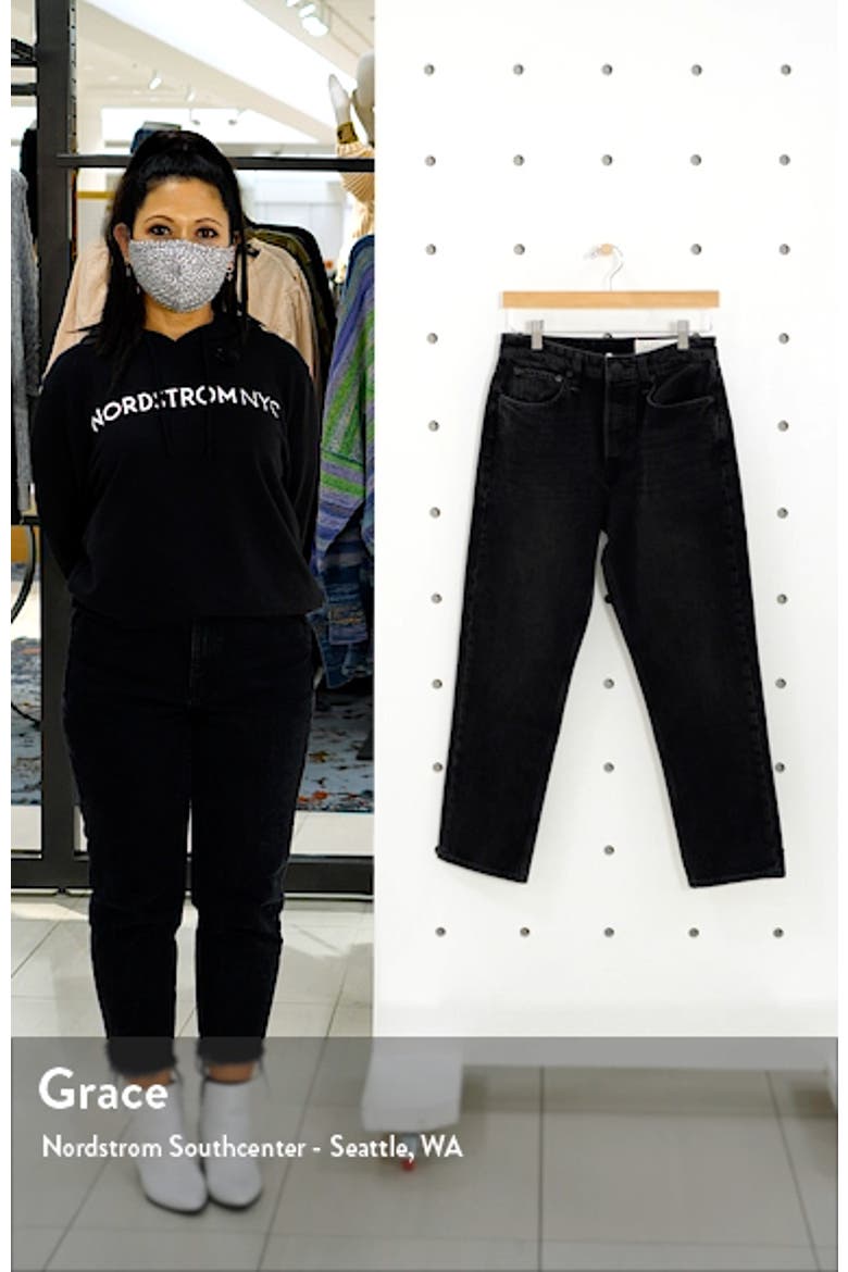 Maya Nonstretch High Waist Ankle Slim Jeans video