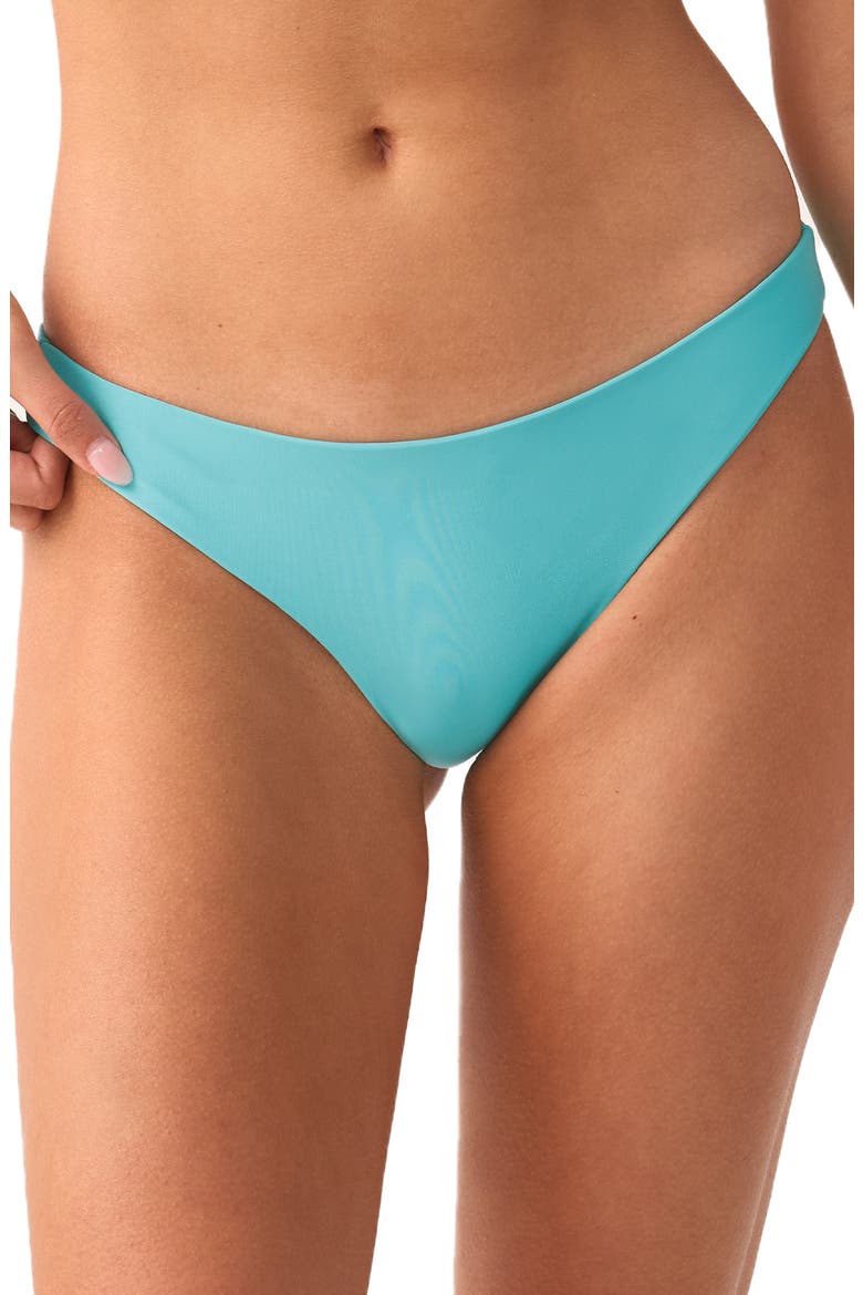 Ruched Bikini Bottoms, Main, color, SALTWATER
