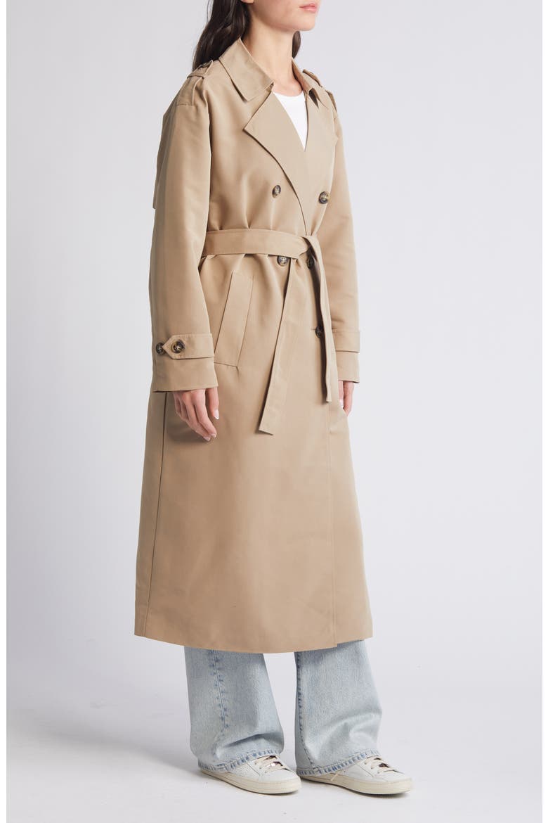 Chloe Trench Coat, Alternate, color, SILVER MINK