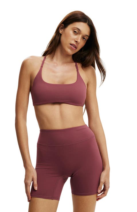 Women's Active Ultra Luxe Strappy Cross Back Crop