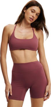 COTTON ON BODY Women's Active Ultra Luxe Strappy Cross Back Crop