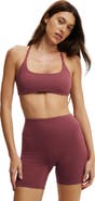 COTTON ON BODY Women's Active Ultra Luxe Strappy Cross Back Crop