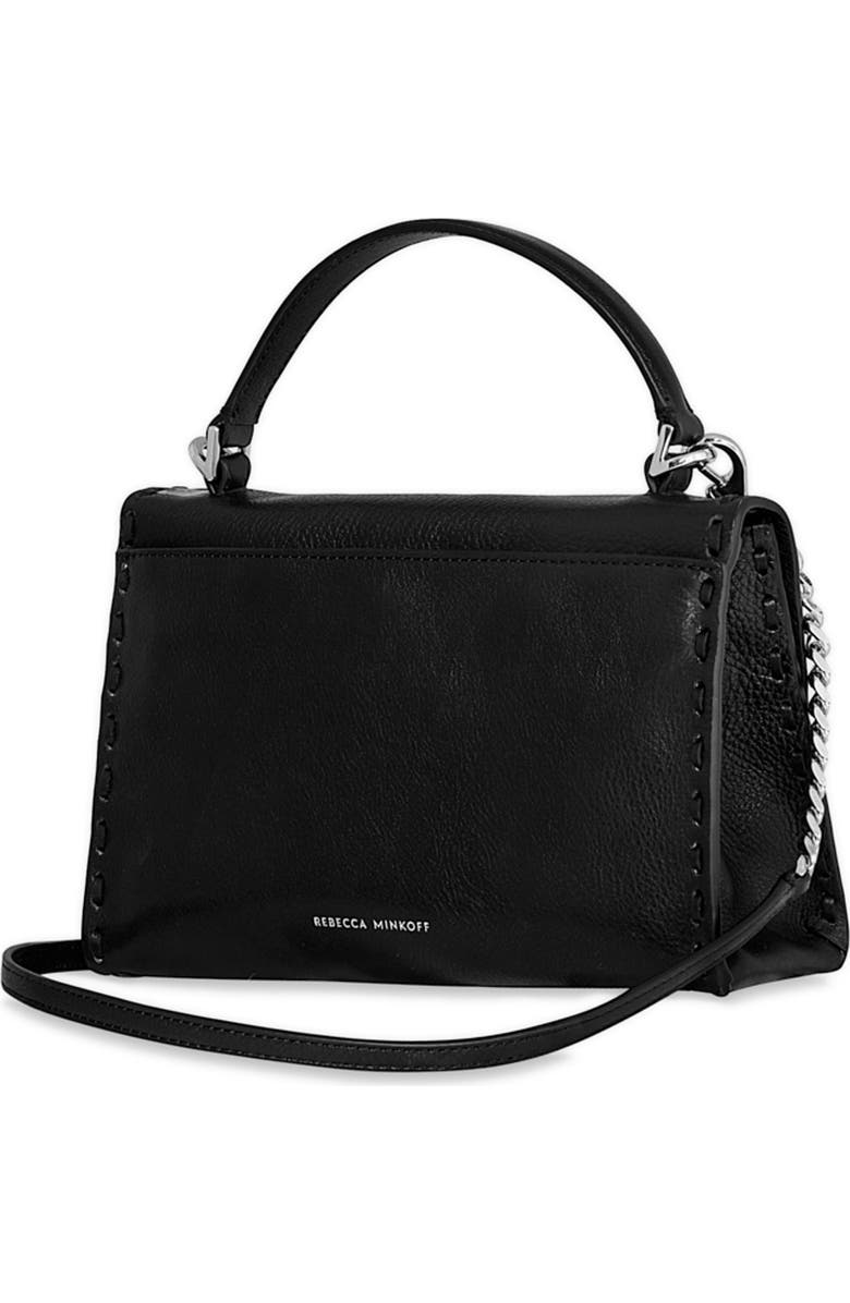 Rebecca Minkoff Frozen Chain Crossbody Bag, Alternate, color, Black