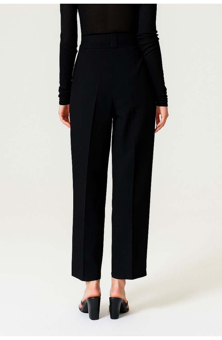 Nocturne Belt Detailed Pants, Alternate, color, Black