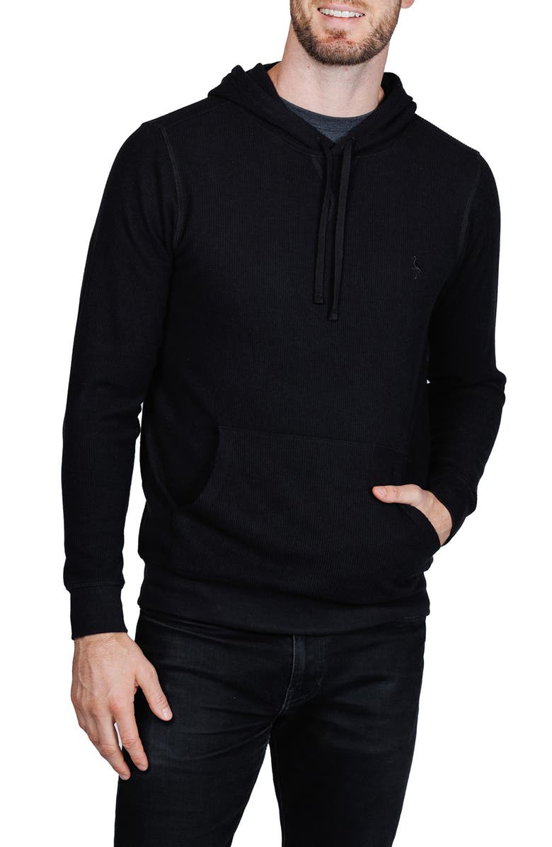 TailorByrd Cozy Knit Hoodie, Alternate, color, Black Heather