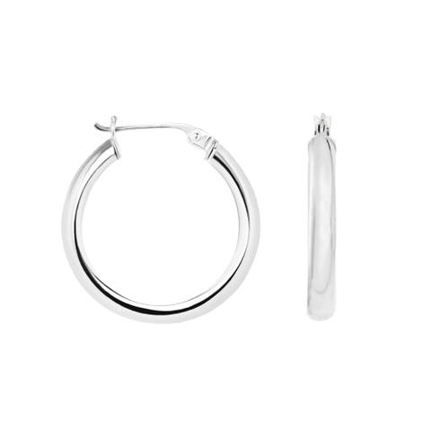Sterling Silver Super Small Hoop Earrings