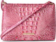 Brahmin Lorelei Croc Embossed Leather Shoulder Bag