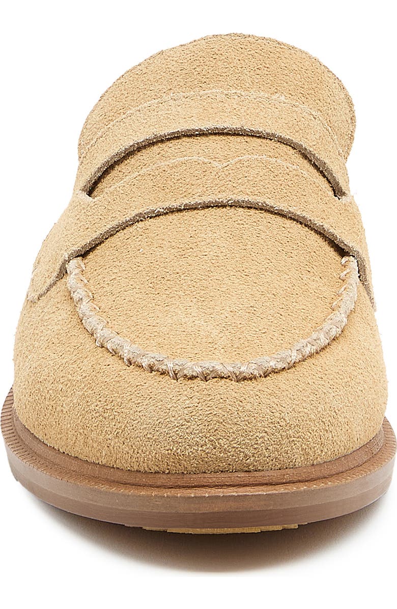 Kelsi Dagger Brooklyn Lock Faux Shearling Lined Mule, Alternate, color, Bison
