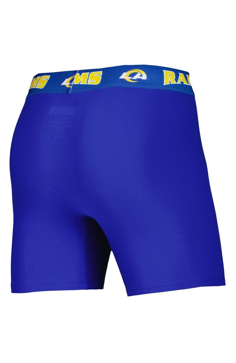 CONCEPTS SPORT Men's Concepts Sport Royal/Gold Los Angeles Rams 2-Pack Boxer Briefs Set, Alternate, color, Royal