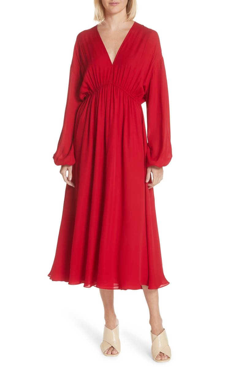 Elizabeth and James Norma Silk Dress, Main, color, 