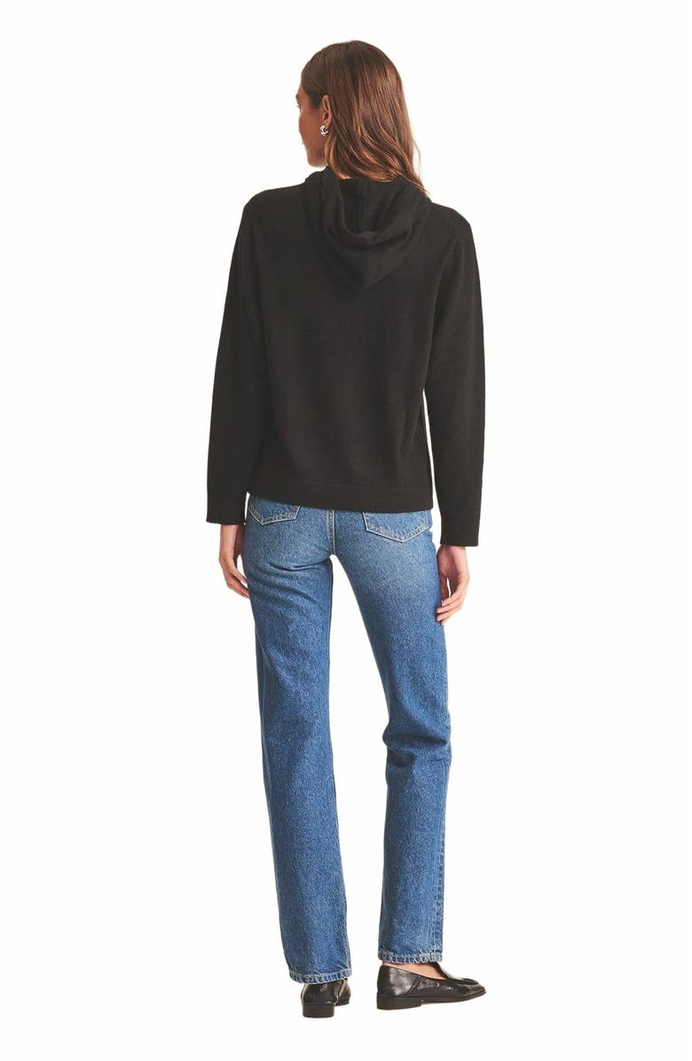 NAADAM Off-Duty Cashmere Hoodie, Alternate, color, Black