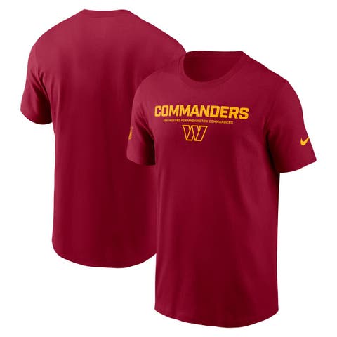 Men's Nike Burgundy Washington Commanders Sideline Performance T-Shirt