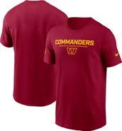 Nike Men's Nike Burgundy Washington Commanders Sideline Performance T-Shirt