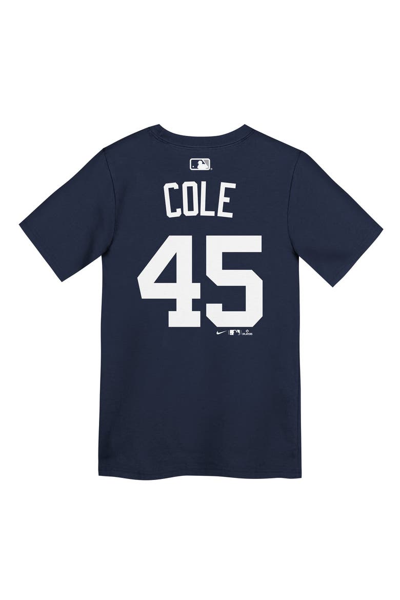 Youth Nike Gerrit Cole Navy New York Yankees Name & Number T-Shirt, Alternate, color, Navy