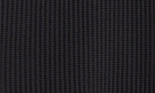 Wax London Hays Jersey Snap-up Overshirt In Black