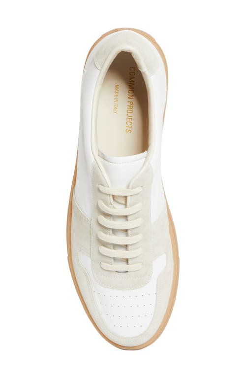 Common Projects Suede Leather Sneakers In White