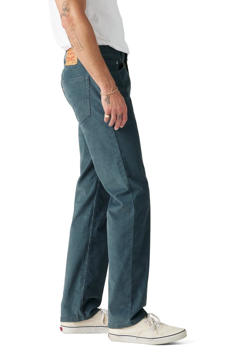 Levi's<sup>®</sup> 505<sup>™</sup> Regular Corduroy Straight Leg Jeans, Alternate, color, Dark Slate