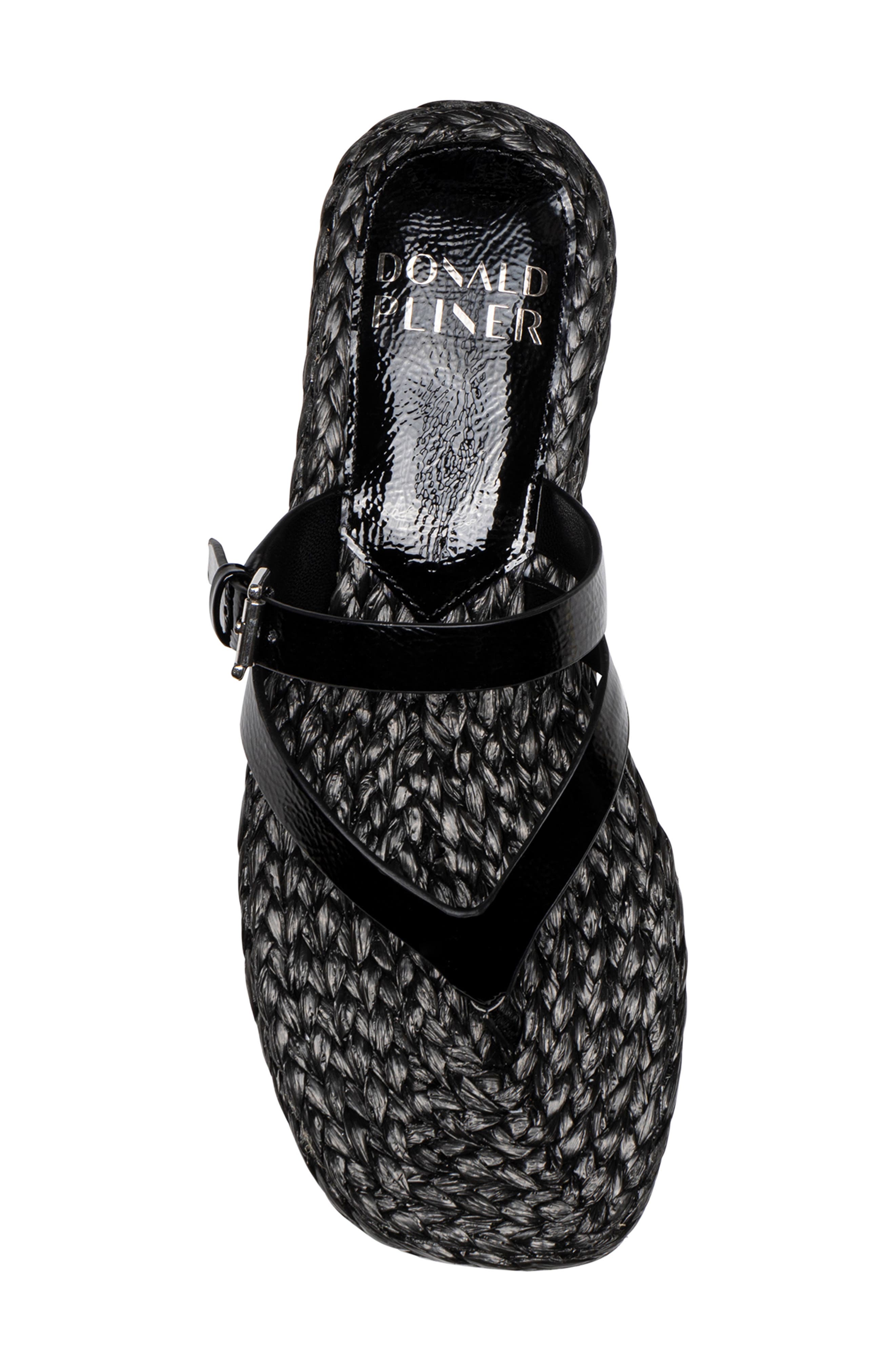 Donald Pliner Thong Sandal, Alternate, color, Black