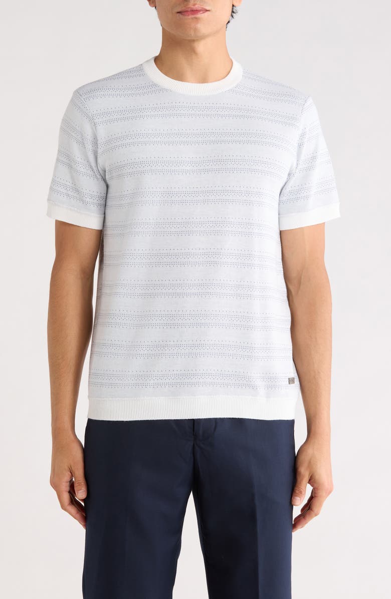 Buffalo Jeans Wiam Knit T-Shirt, Main, color, White Combo