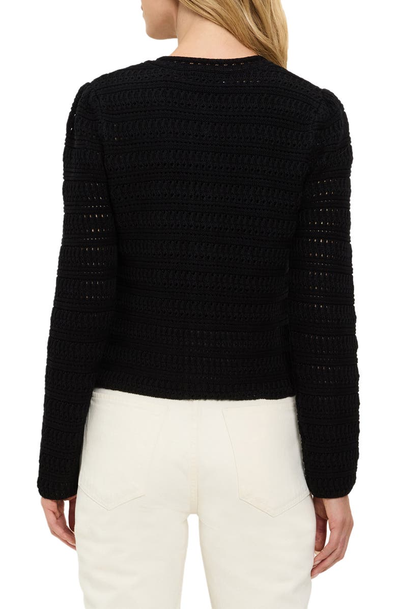 Michael Stars Winona Cardigan, Alternate, color, Black