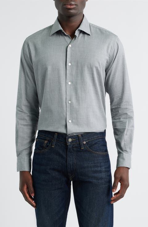 Highlands Soft Twill Button-Up Shirt