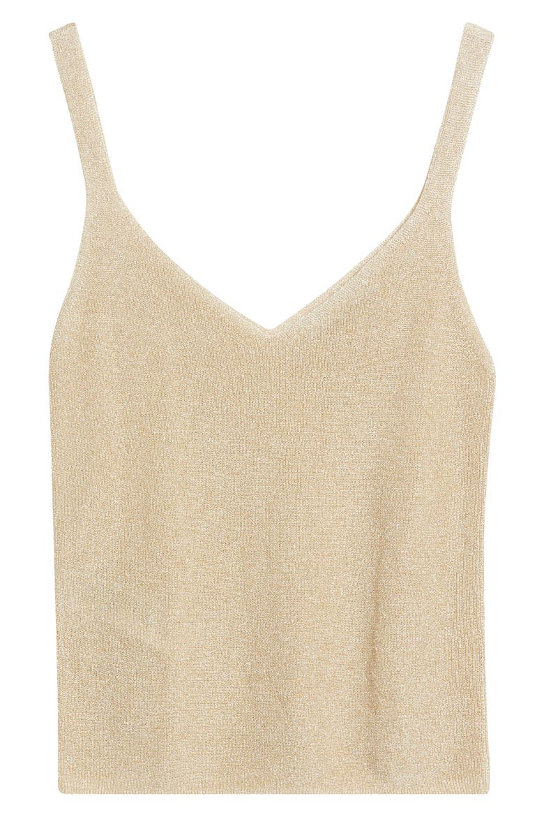 Sweater Tank, Alternate, color, GOLD